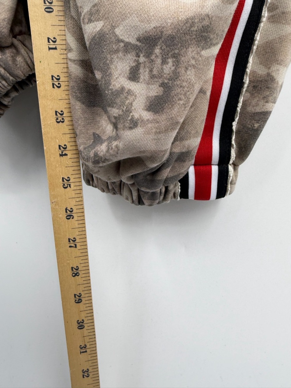 Copper and cloth X POL Brown Camouflage Track pants sweatpants Red Stripe sz XS - Picture 9 of 11